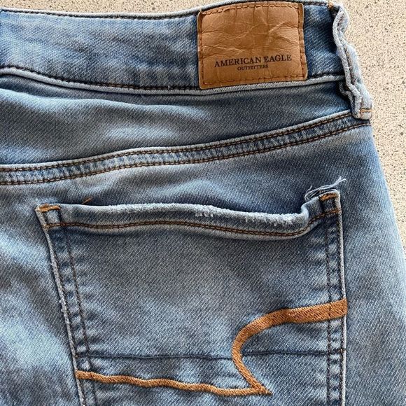 #17 AEO American Eagle Outfitters super stretch high rise leggings crop - Picture 5 of 8